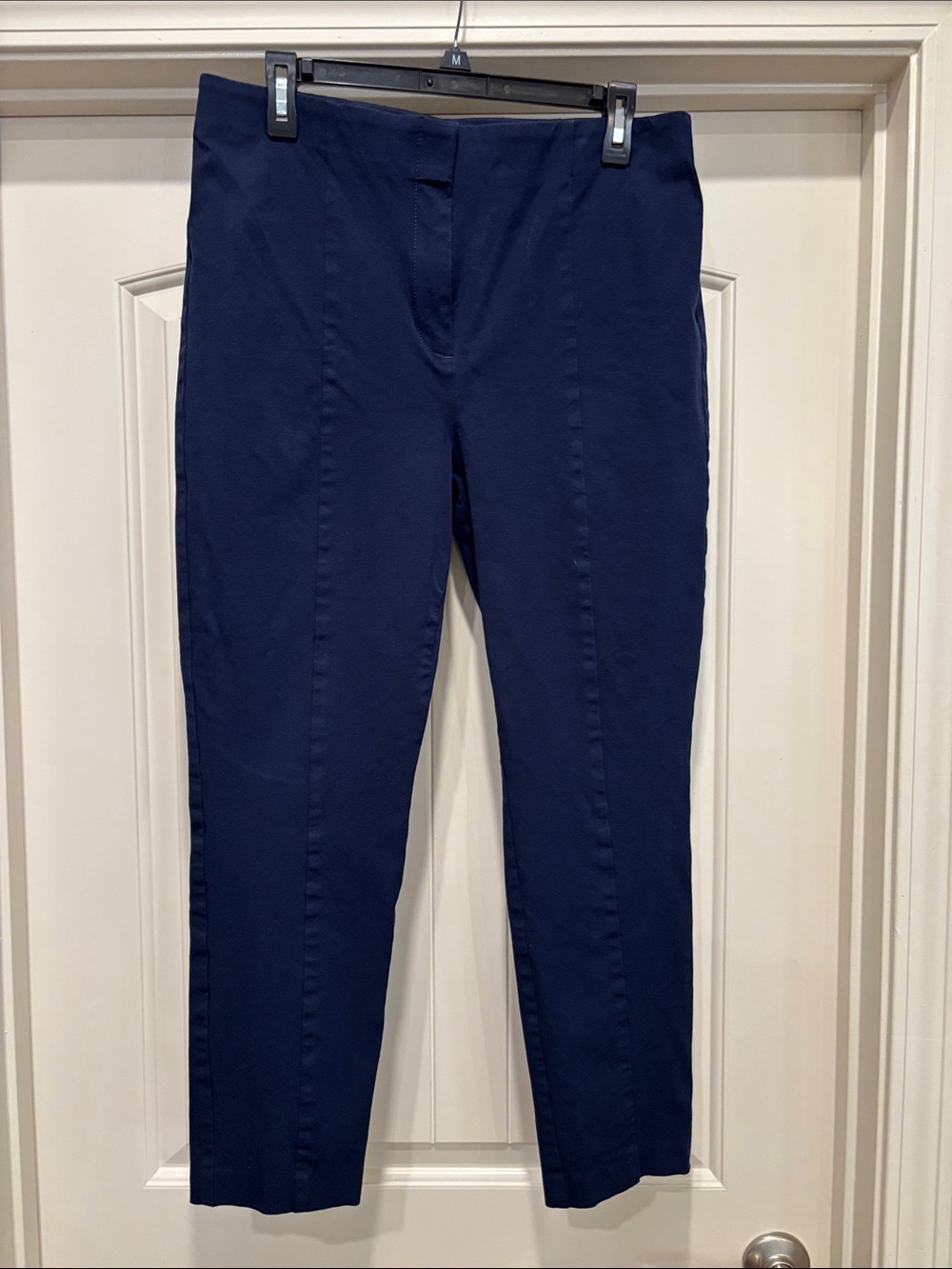LOFT Navy Ankle Cropped Pants